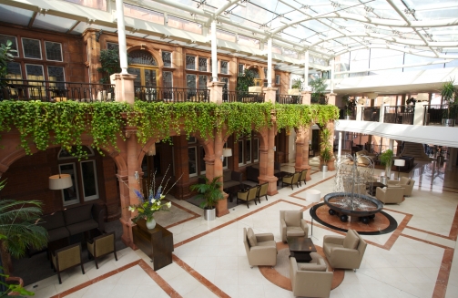 Clayton Crown Hotel lobby'